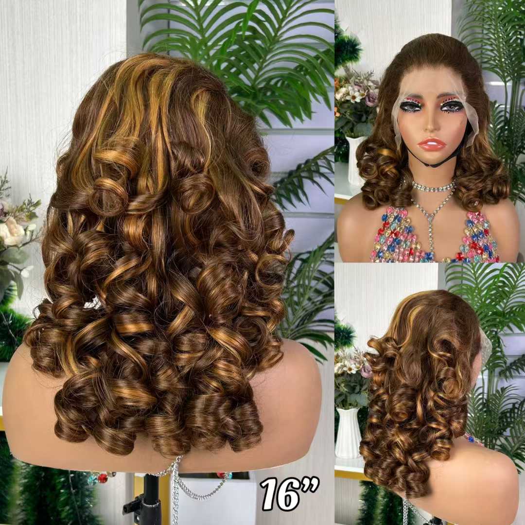 13×4 sdd loose bouncy wig p430# 16 inch in stock