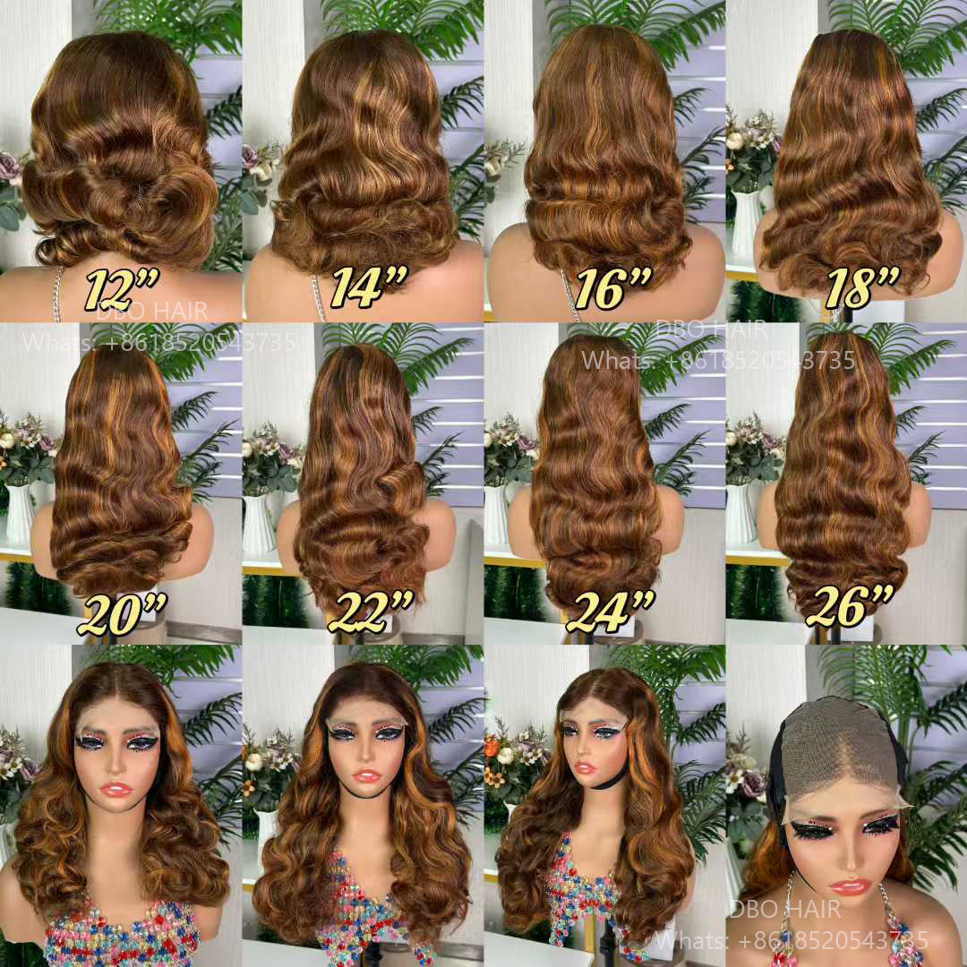 5x5 SDD loose body wig piano color 12-26 inch stock