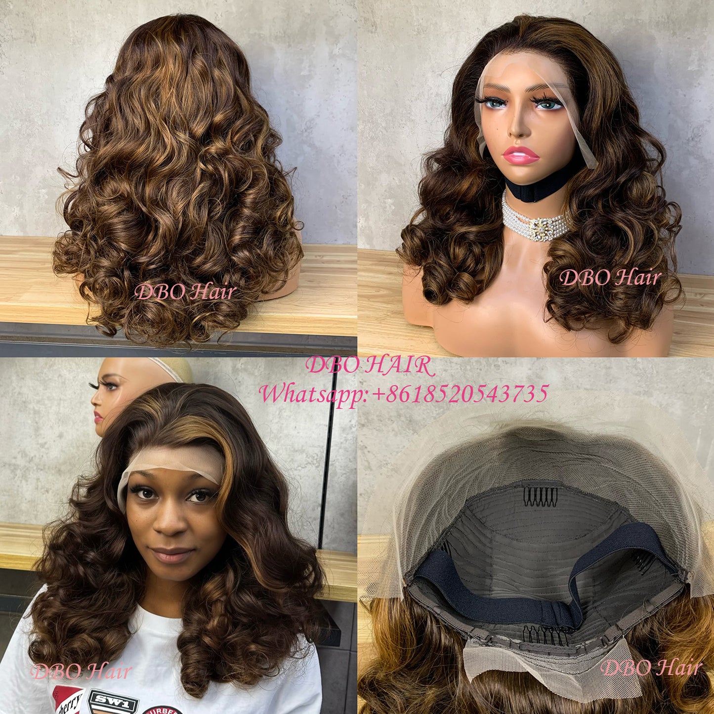 DBO 13X4 Bouncy Wig #P4/#30