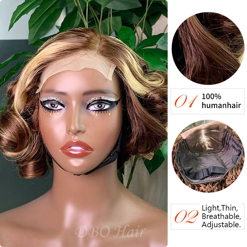 DBO BOB 5×5 Lace bouncy wig #P4/#27
