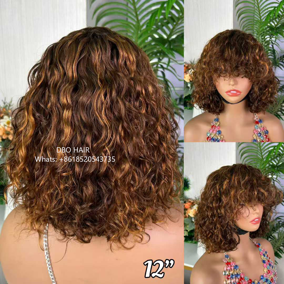DBO Water wave fringe wig #4/#27 12 inch
