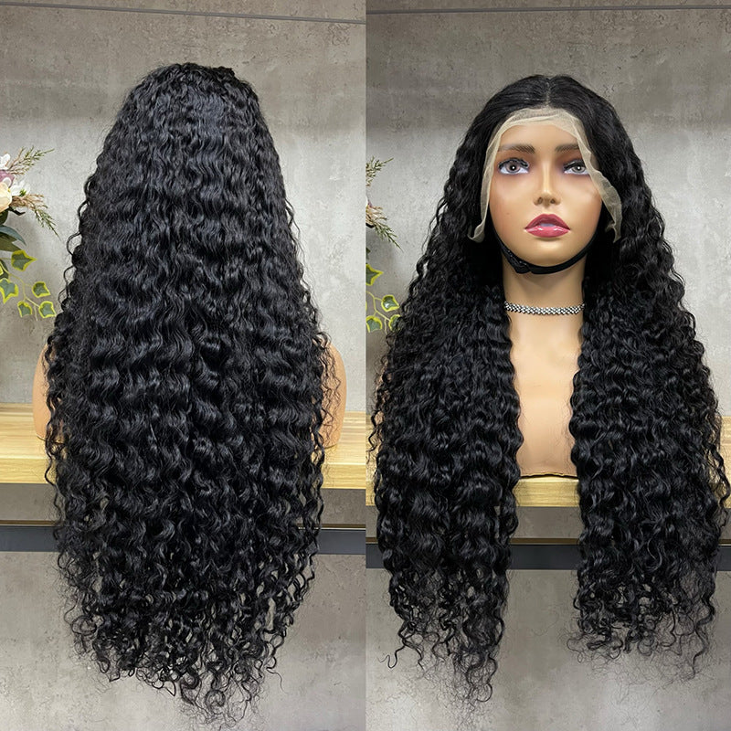 DBO SDD water wave lace frontal wig #1B