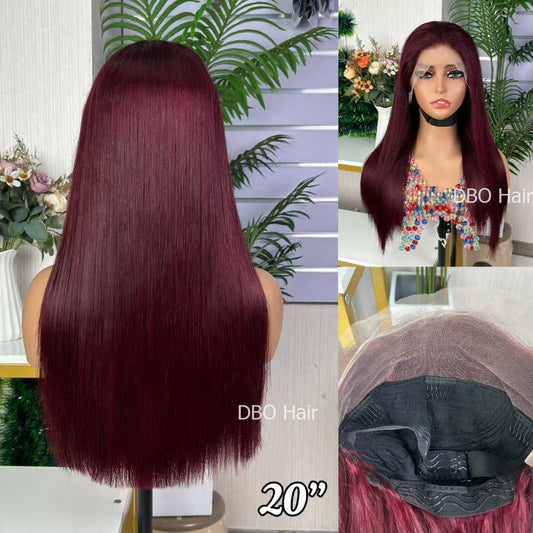 DBO 13×4 lace frontal wig 99J # 20 inch