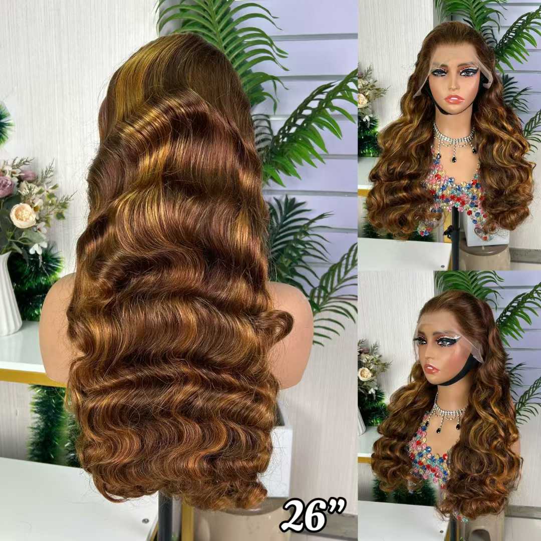 #4/27 SDD loose body wig 12-26 inch stock 26 inch