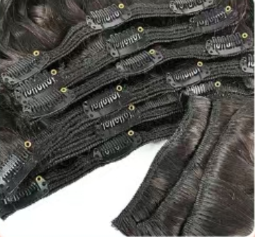 Clip in hair weft