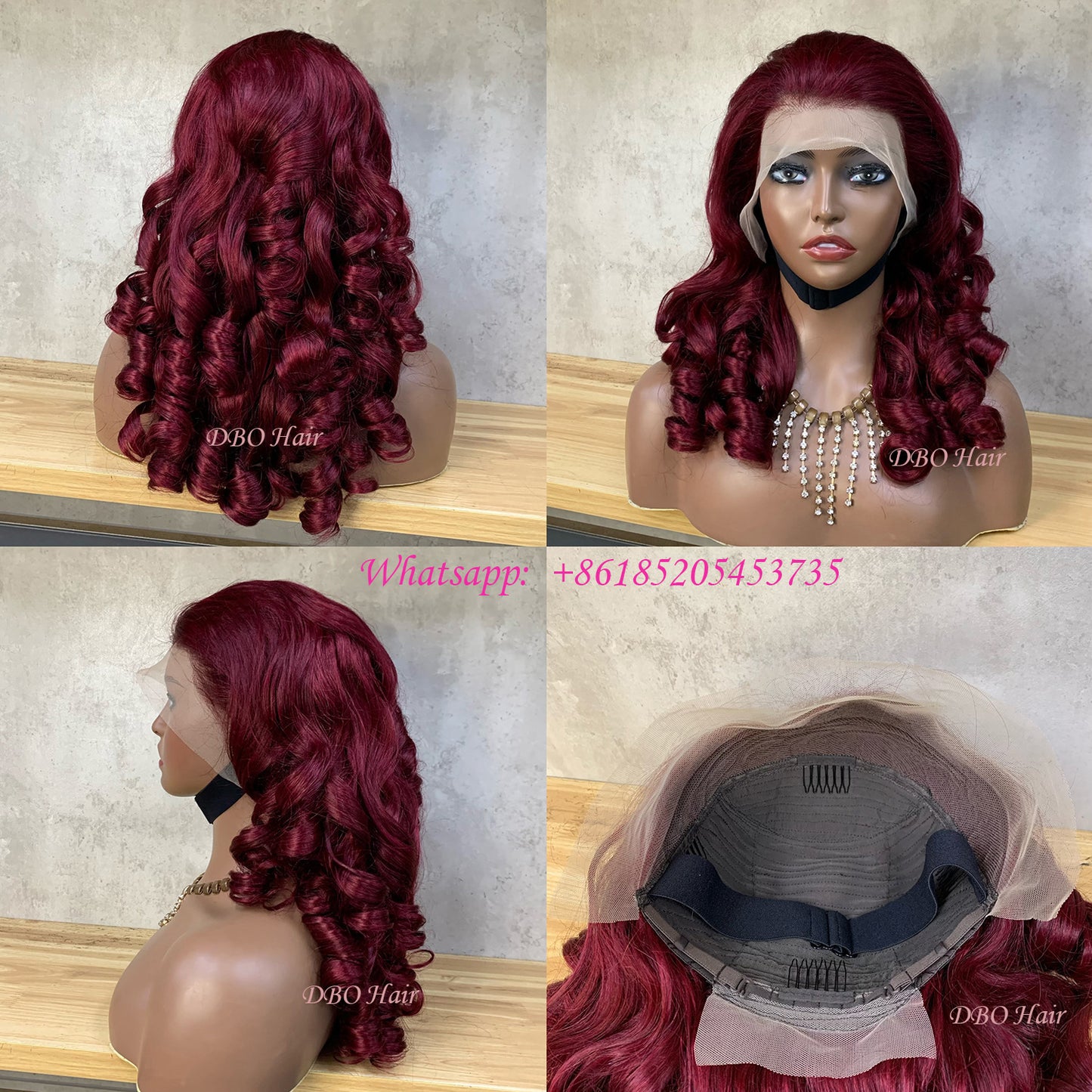 DBO 13X4 Bouncy Wig 4#
