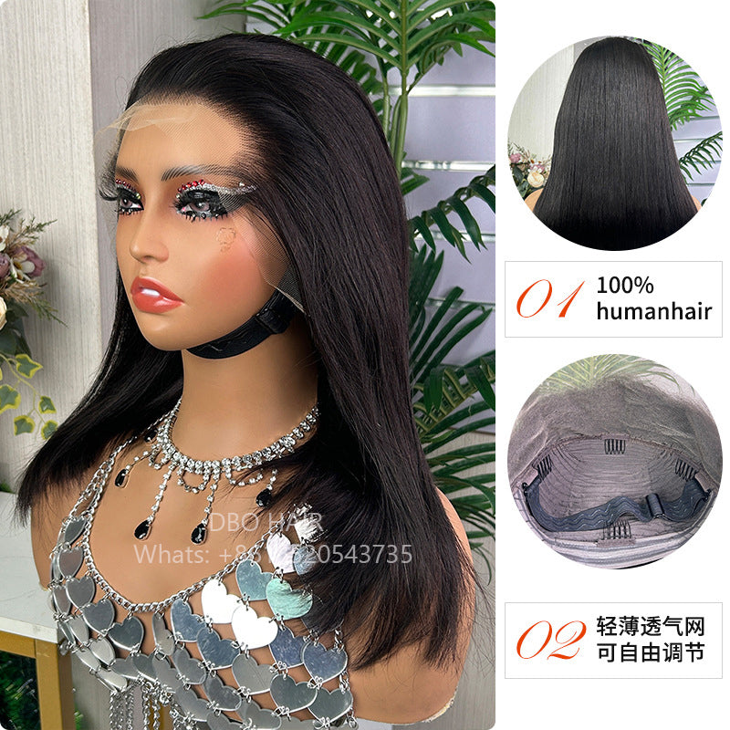DBO 13X4 M type HD BOB wig Details