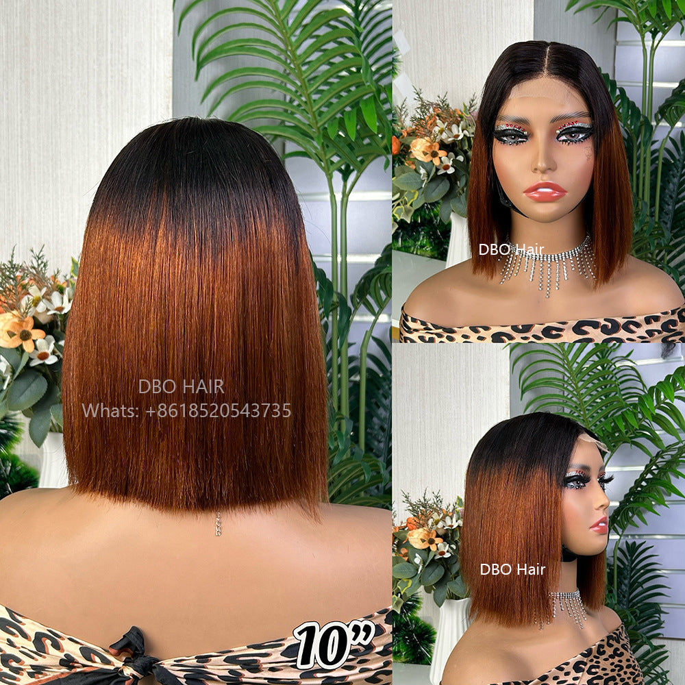 DBO 2X6 Lace  BOB Wig 10 inch #1B/#33
