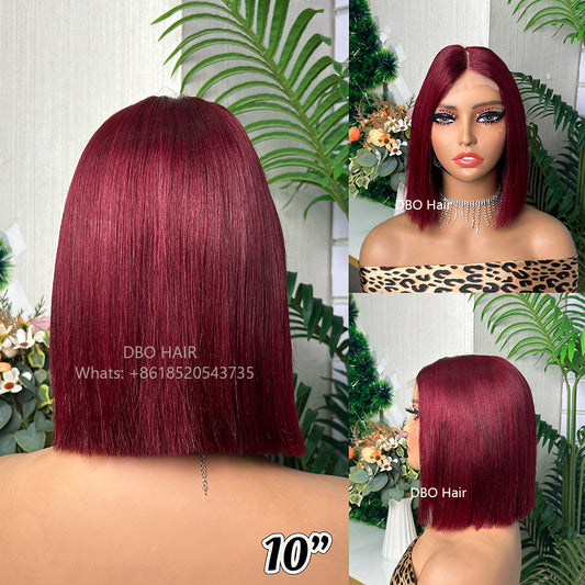 DBO 2X6 Lace BOB Wig 10 inch #99J