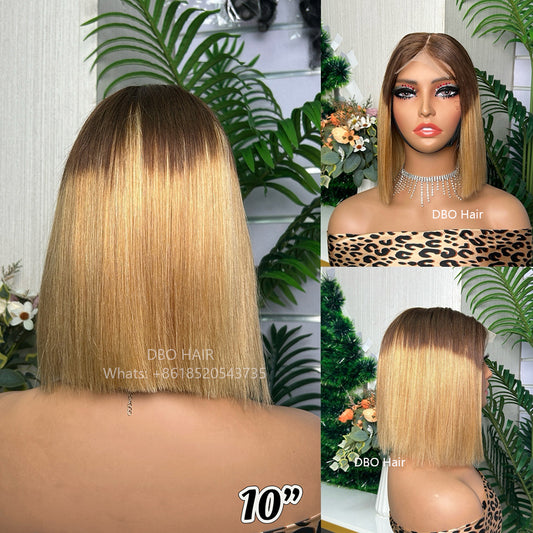 DBO 2X6 Lace BOB Wig 10 inch  #T4/27