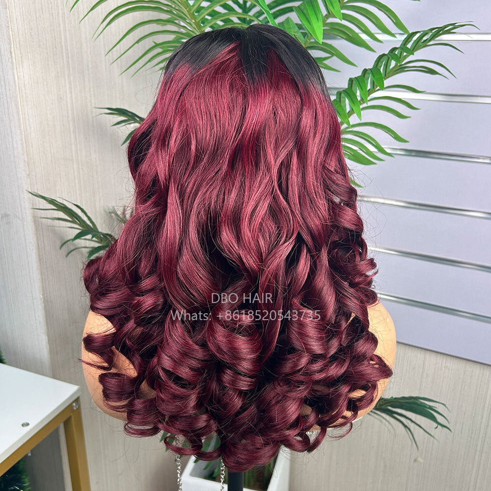 DBO 5X5 Loose Bouncy Wig 18 inch #TB1/#99J