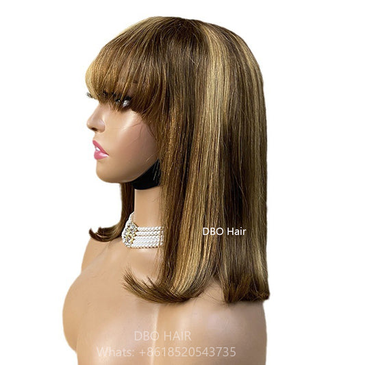 DBO Bang BOB Wig  #Piano 14 inch