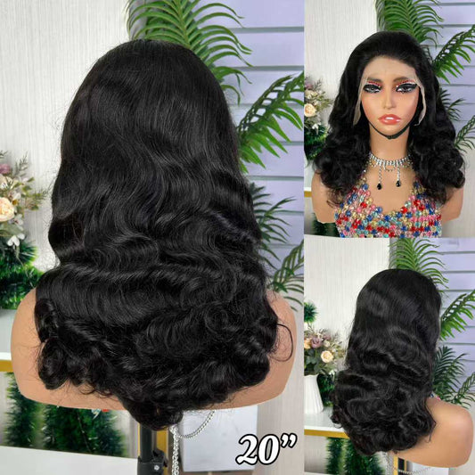SDD loose body wig 12-26 inch stock 20 inch Black