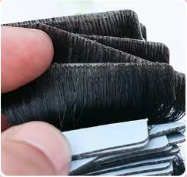 Skin weft tape hair